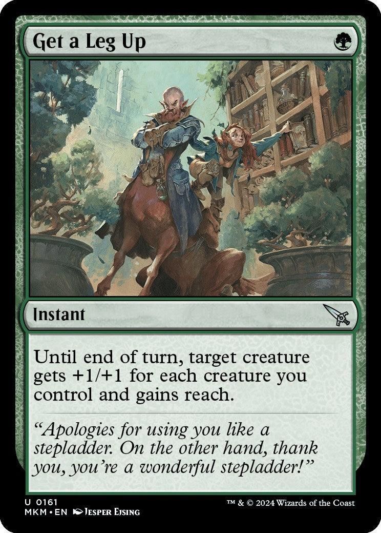 Image for Get a Leg Up (161) [Murders at Karlov Manor] - Magic: The Gathering