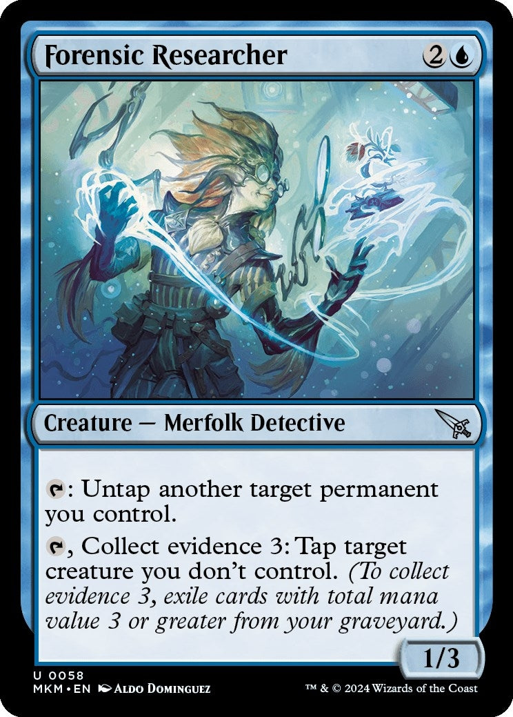 Image for Forensic Researcher (58) [Murders at Karlov Manor] - Magic: The Gathering