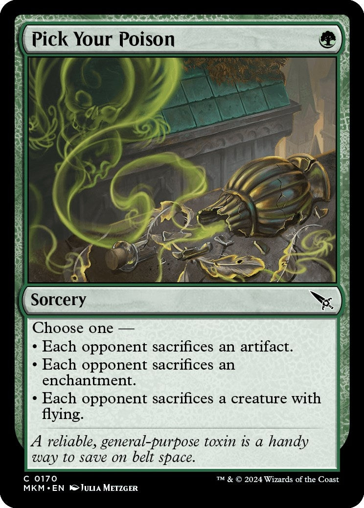 Image for Pick Your Poison (170) [Murders at Karlov Manor] - Magic: The Gathering