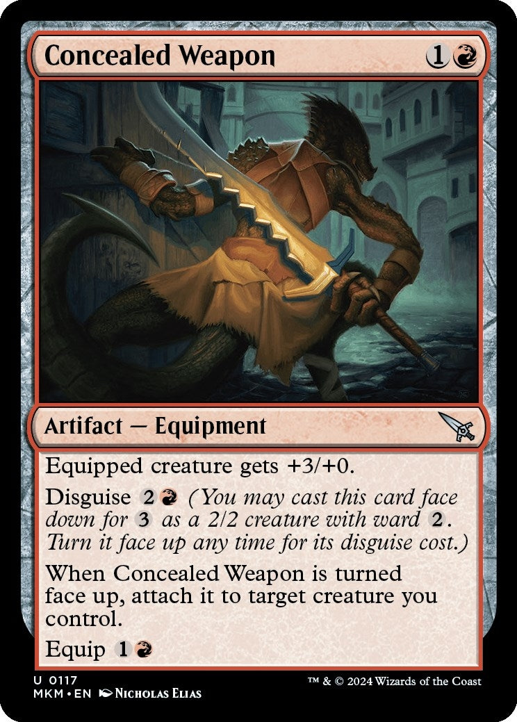 Image for Concealed Weapon (117) [Murders at Karlov Manor] - Magic: The Gathering