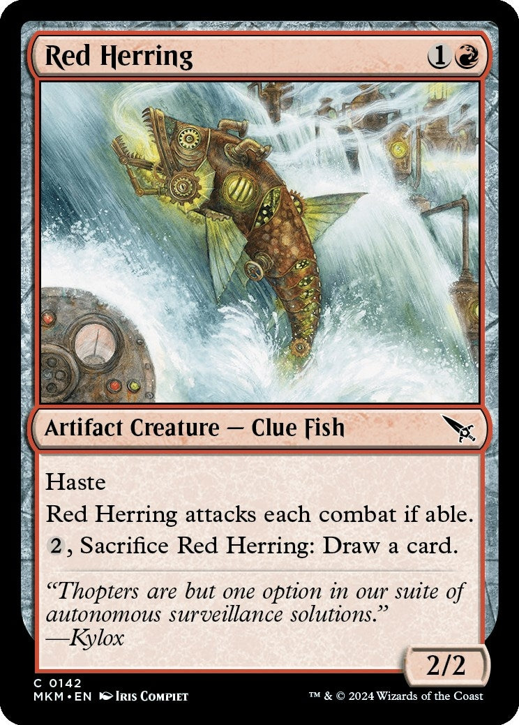 Image for Red Herring (142) [Murders at Karlov Manor] - Magic: The Gathering