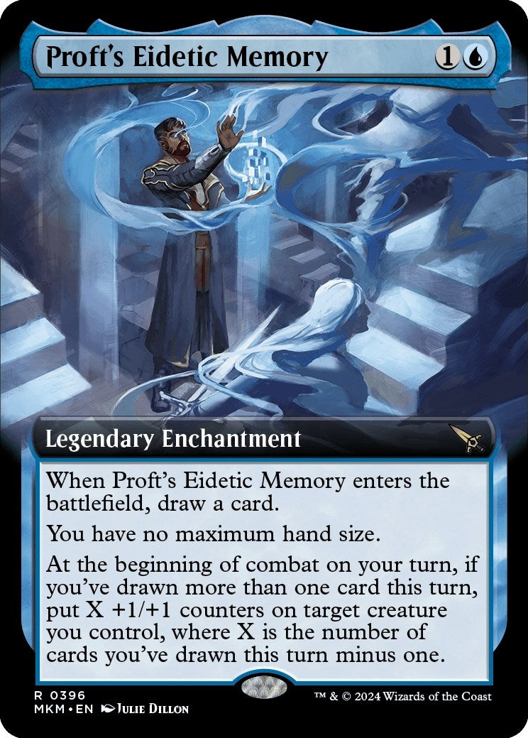 Image for Proft's Eidetic Memory (Extended Art) (396) [Murders at Karlov Manor] - Magic: The Gathering