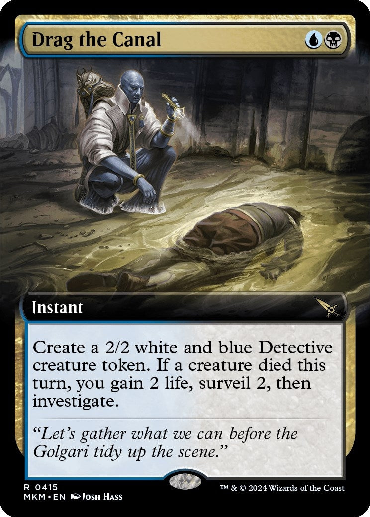 Image for Drag the Canal (Extended Art) (415) [Murders at Karlov Manor] - Magic: The Gathering