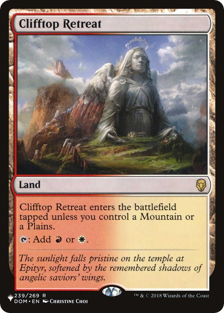 Image for Clifftop Retreat (239/269) [The List Reprints] - Magic: The Gathering
