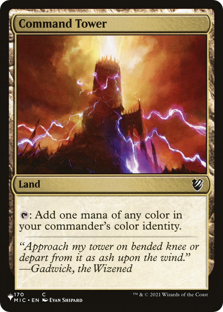 Image for Command Tower (MIC) (170/038) [The List Reprints] - Magic: The Gathering