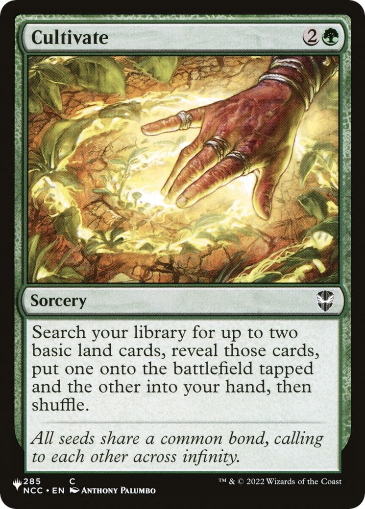 Image for Cultivate (NCC) (285/093) [The List Reprints] - Magic: The Gathering