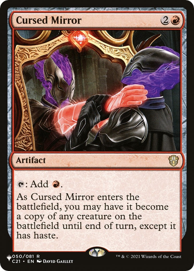 Image for Cursed Mirror (050/081) [The List Reprints] - Magic: The Gathering