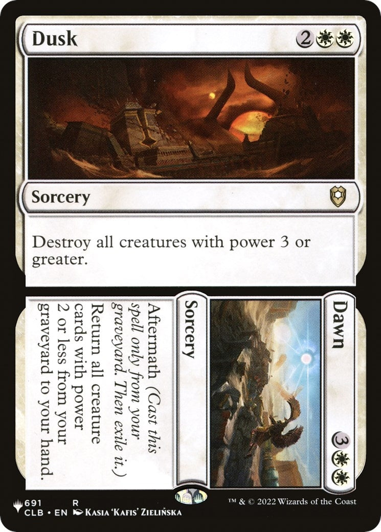 Image for Dusk // Dawn (691) [The List Reprints] - Magic: The Gathering