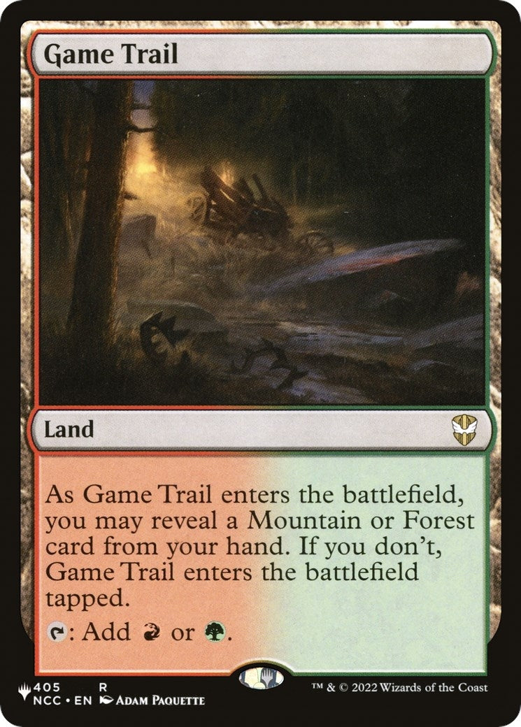 Image for Game Trail (405/093) [The List Reprints] - Magic: The Gathering