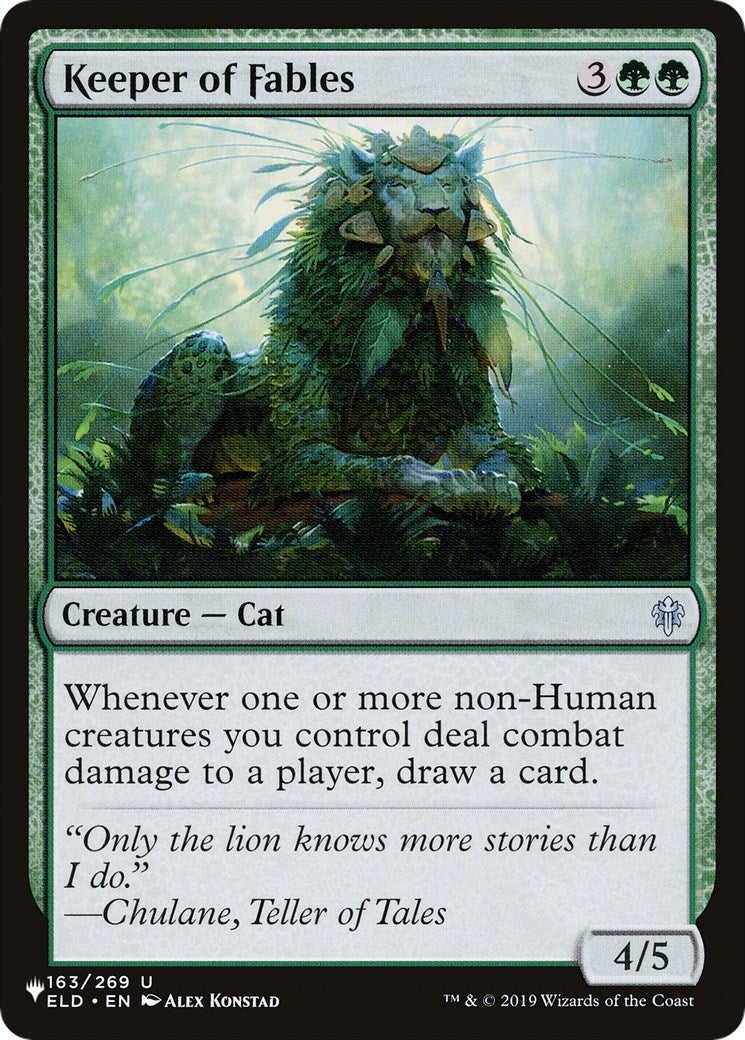 Image for Keeper of Fables (163/269) [The List Reprints] - Magic: The Gathering