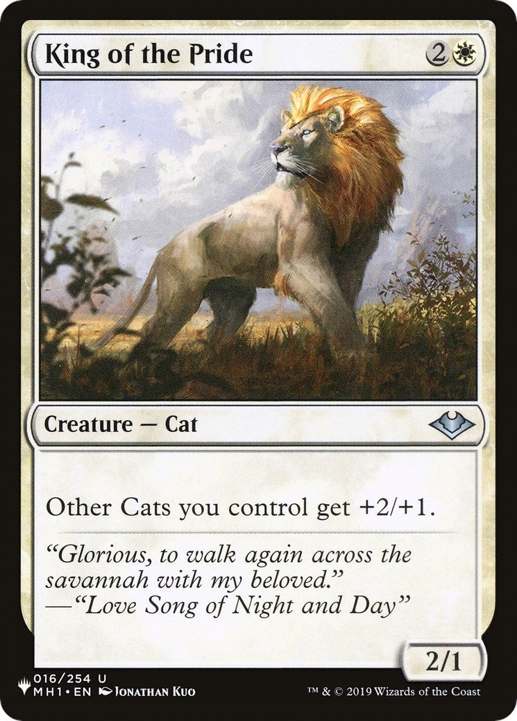 Image for King of the Pride (016/254) [The List Reprints] - Magic: The Gathering