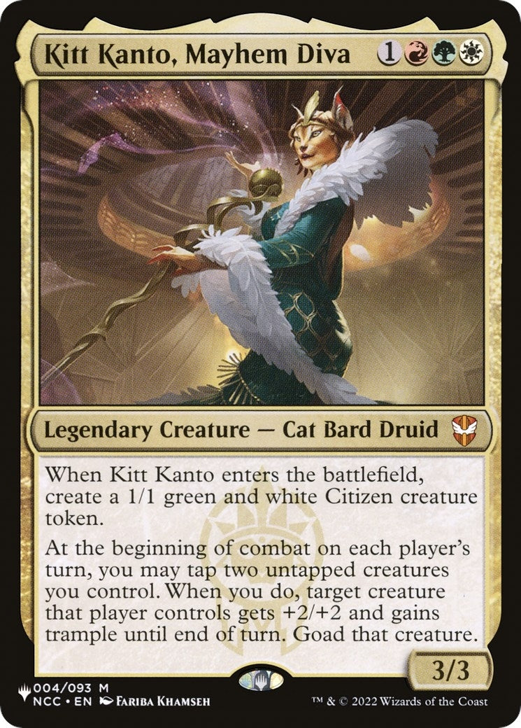Image for Kitt Kanto, Mayhem Diva (004/093) [The List Reprints] - Magic: The Gathering
