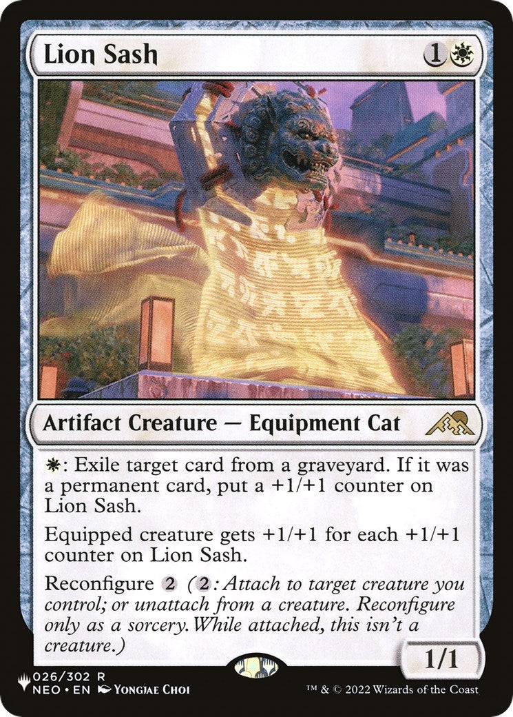 Image for Lion Sash (026/302) [The List Reprints] - Magic: The Gathering