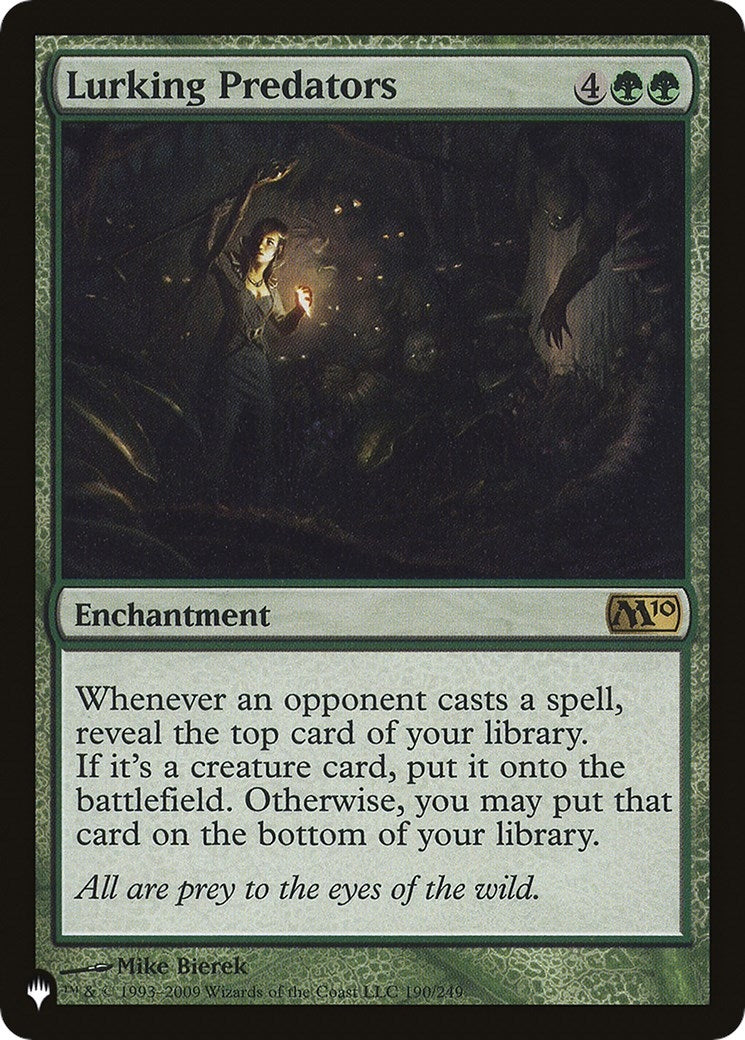 Lurking Predators (190/249) [The List Reprints]