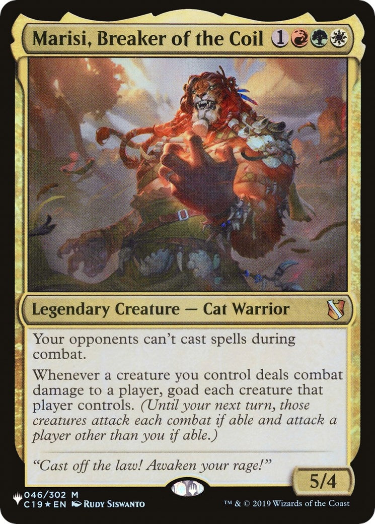 Image for Marisi, Breaker of the Coil (046/302) [The List Reprints] - Magic: The Gathering