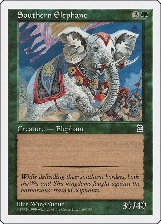 Image for Southern Elephant (146) [Portal Three Kingdoms] - Magic: The Gathering
