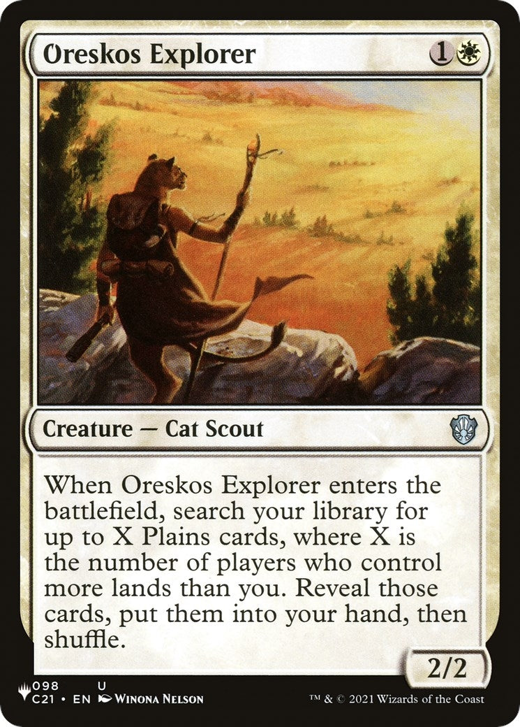 Image for Oreskos Explorer (098/081) [The List Reprints] - Magic: The Gathering