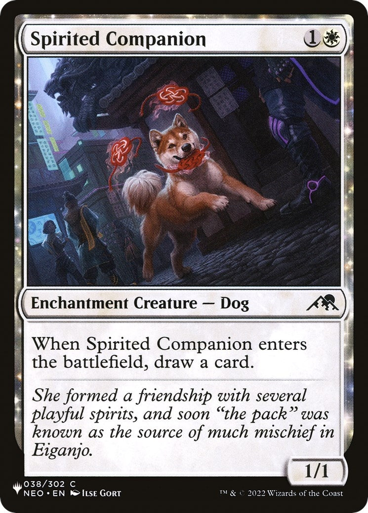 Image for Spirited Companion (038/302) [The List Reprints] - Magic: The Gathering
