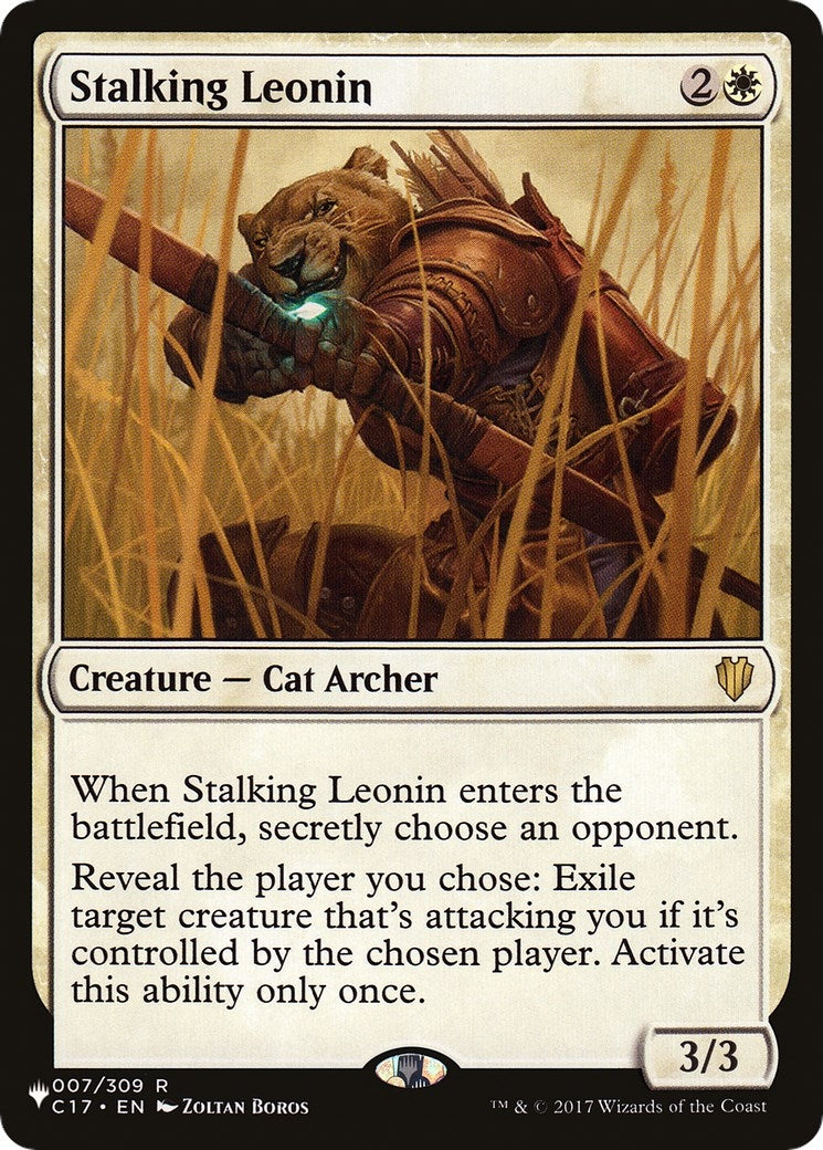 Image for Stalking Leonin (007/309) [The List Reprints] - Magic: The Gathering