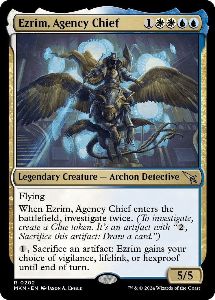 Image for Ezrim, Agency Chief (202) [Murders at Karlov Manor] - Magic: The Gathering