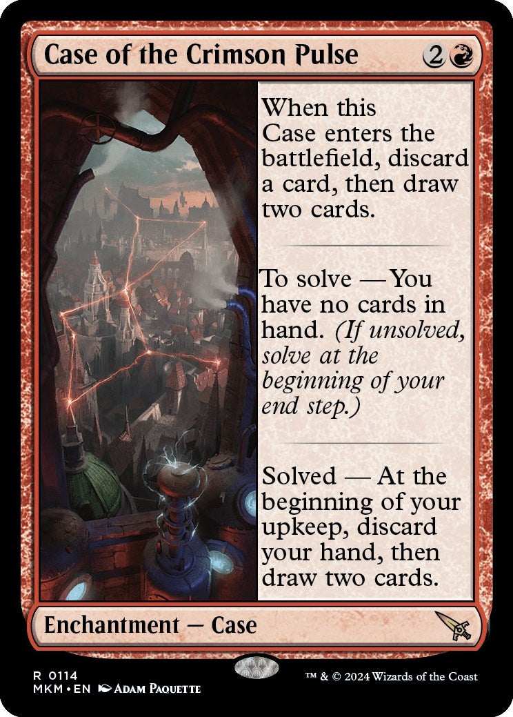 Image for Case of the Crimson Pulse (114) [Murders at Karlov Manor] - Magic: The Gathering