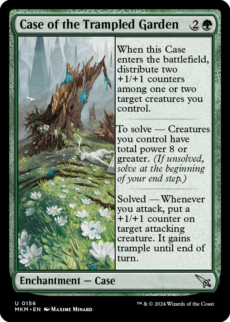 Image for Case of the Trampled Garden (156) [Murders at Karlov Manor] - Magic: The Gathering