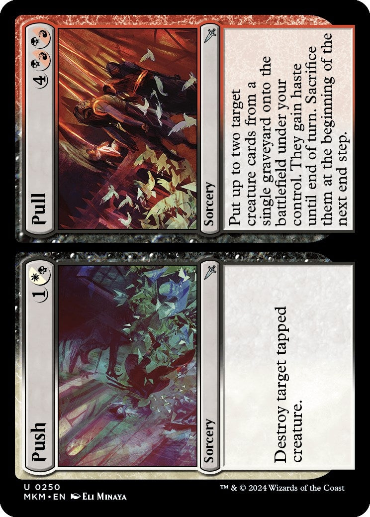 Image for Push // Pull (250) [Murders at Karlov Manor] - Magic: The Gathering