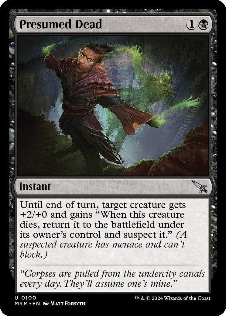 Image for Presumed Dead (100) [Murders at Karlov Manor] - Magic: The Gathering
