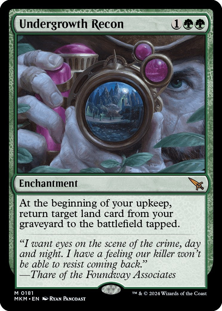 Image for Undergrowth Recon (181) [Murders at Karlov Manor] - Magic: The Gathering