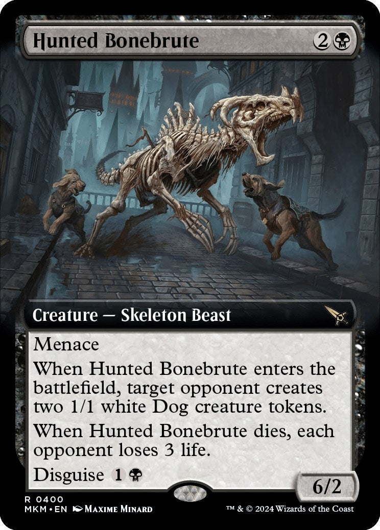 Image for Hunted Bonebrute (Extended Art) (400) [Murders at Karlov Manor] - Magic: The Gathering