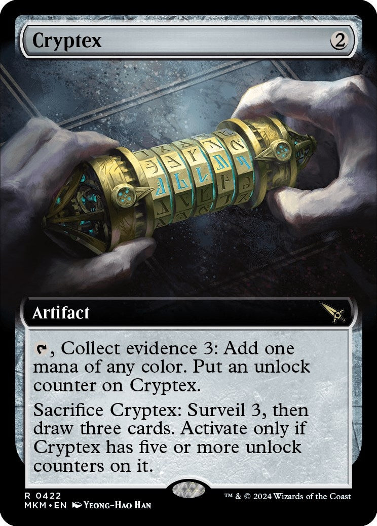 Image for Cryptex (Extended Art) (422) [Murders at Karlov Manor] - Magic: The Gathering