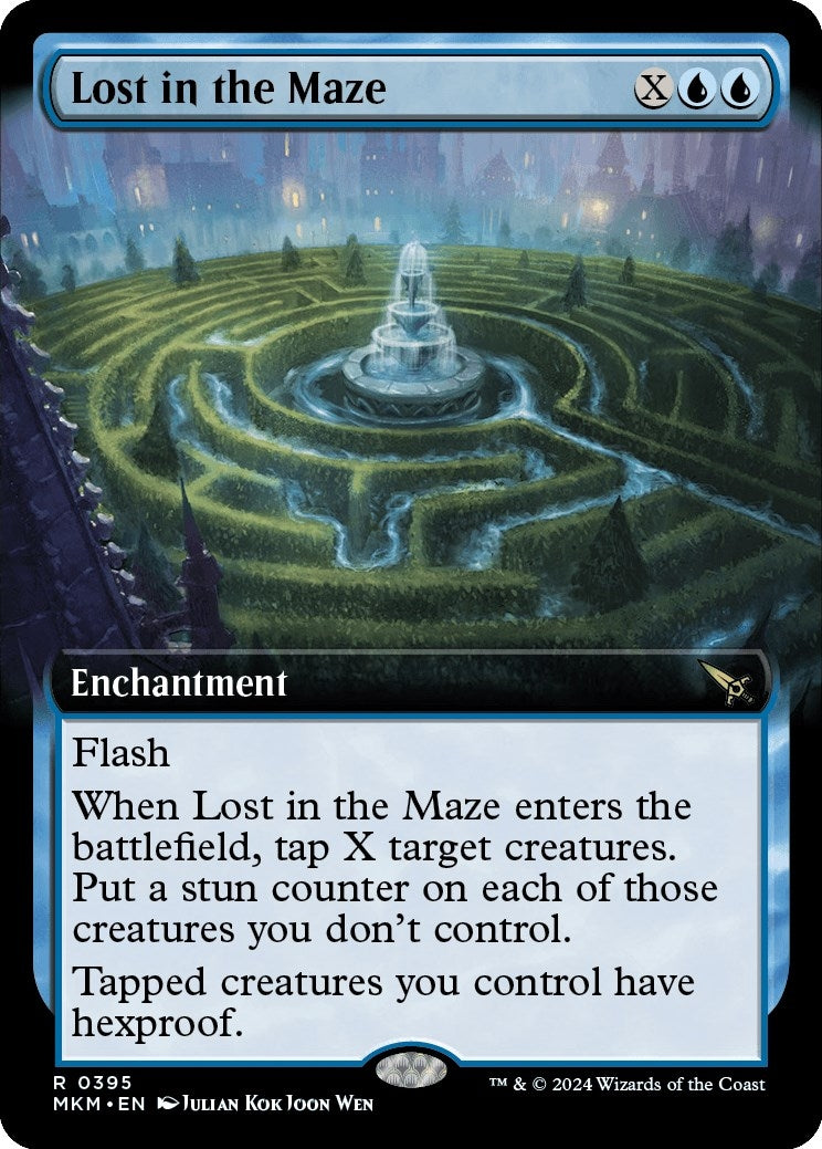 Image for Lost in the Maze (Extended Art) (395) [Murders at Karlov Manor] - Magic: The Gathering