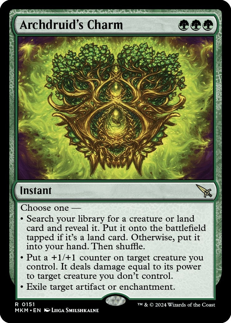 Image for Archdruid's Charm (151) [Murders at Karlov Manor] - Magic: The Gathering