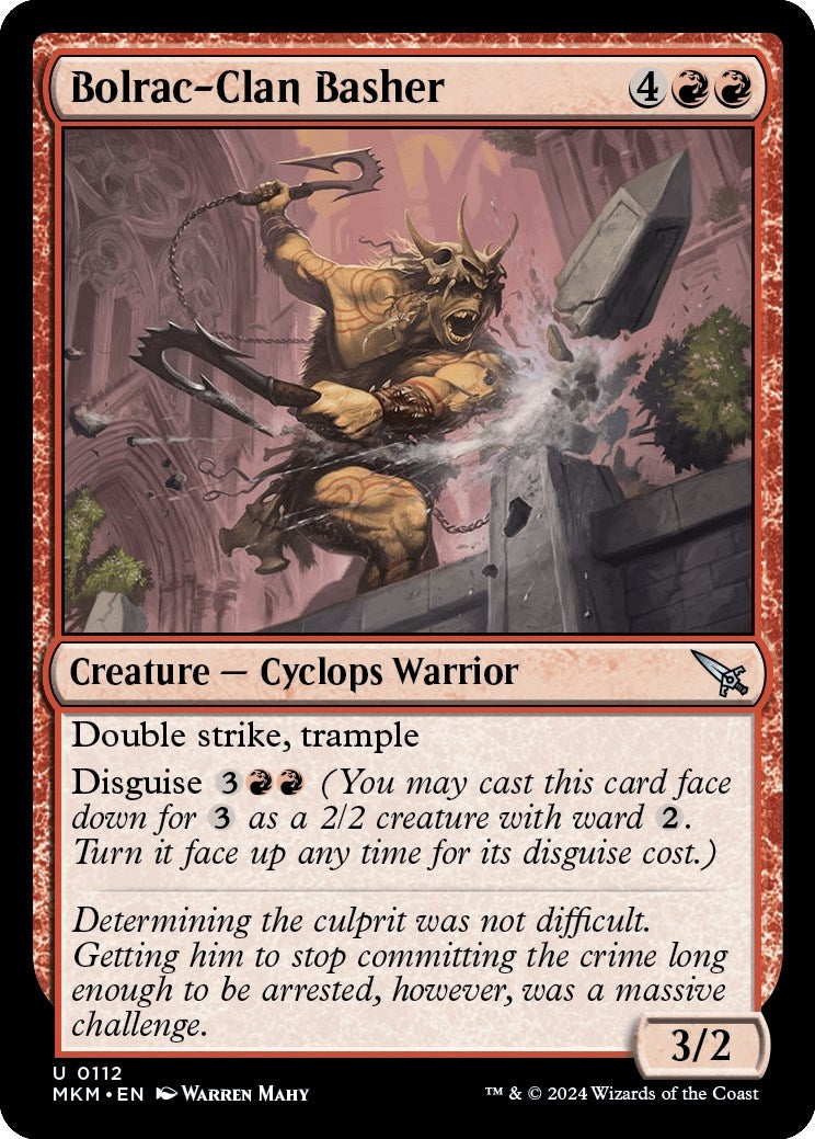 Image for Bolrac-Clan Basher (112) [Murders at Karlov Manor] - Magic: The Gathering