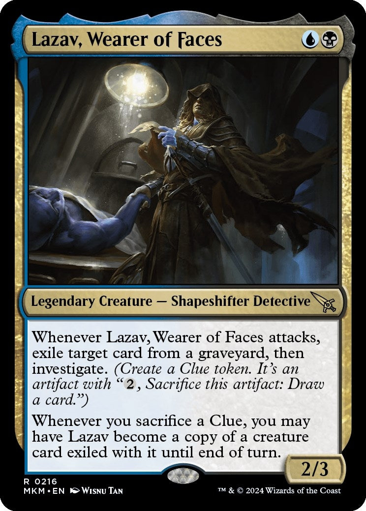 Image for Lazav, Wearer of Faces (216) [Murders at Karlov Manor] - Magic: The Gathering