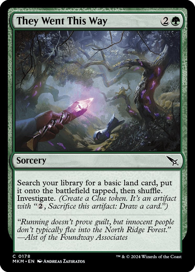 Image for They Went This Way (178) [Murders at Karlov Manor] - Magic: The Gathering