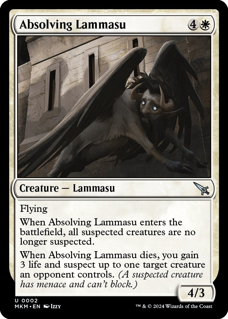 Image for Absolving Lammasu (2) [Murders at Karlov Manor] - Magic: The Gathering