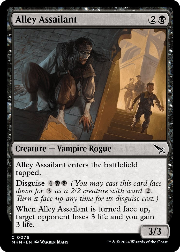 Image for Alley Assailant (76) [Murders at Karlov Manor] - Magic: The Gathering