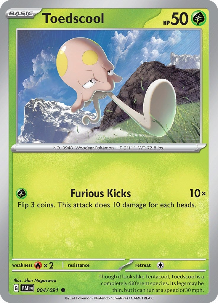 Image for Toedscool (004/091) [SV: Paldean Fates] - Pokemon