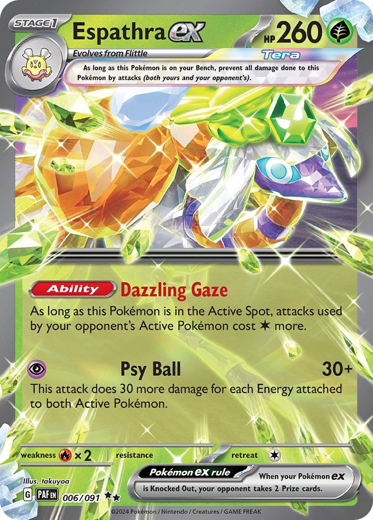 Image for Espathra ex (006/091) [SV: Paldean Fates] - Pokemon