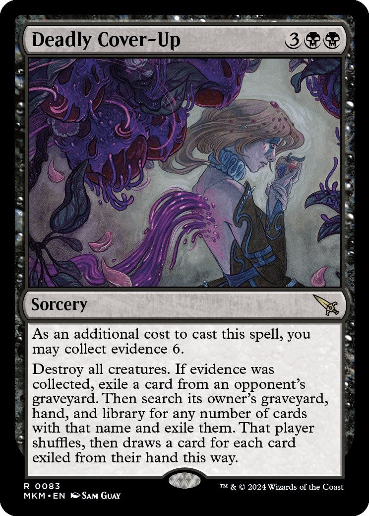 Image for Deadly Cover-Up (83) [Murders at Karlov Manor] - Magic: The Gathering