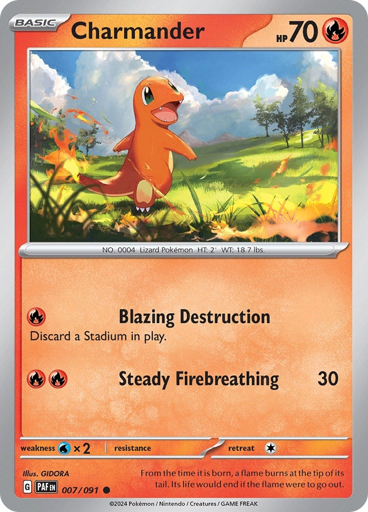 Image for Charmander (007/091) [SV: Paldean Fates] - Pokemon
