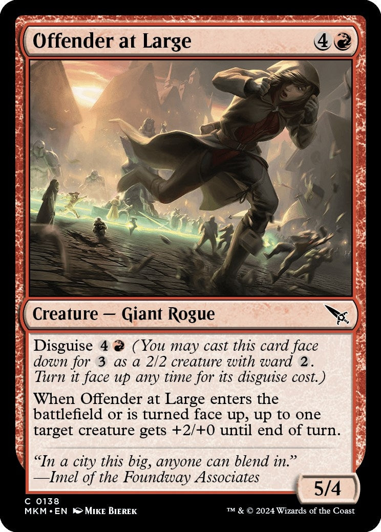 Image for Offender at Large (138) [Murders at Karlov Manor] - Magic: The Gathering