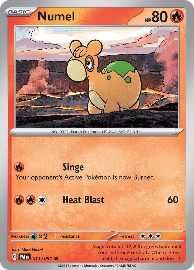 Image for Numel (011/091) [SV: Paldean Fates] - Pokemon