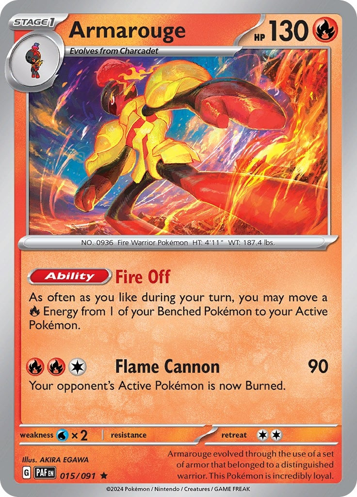 Image for Armarouge (015/091) [SV: Paldean Fates] - Pokemon