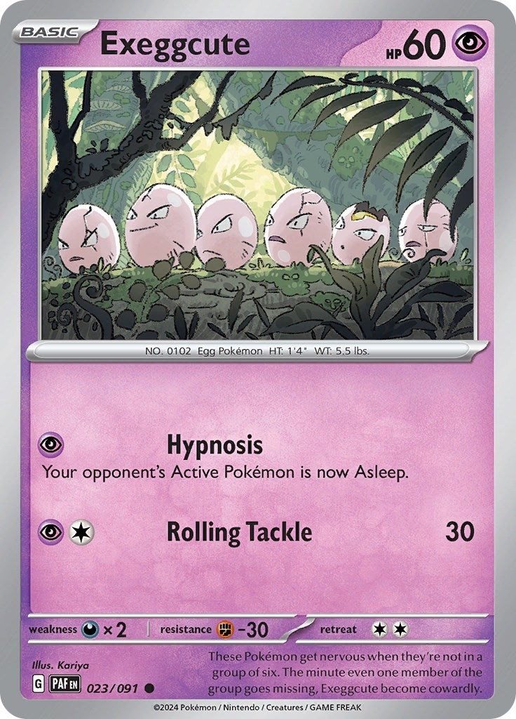 Image for Exeggcute (023/091) [SV: Paldean Fates] - Pokemon