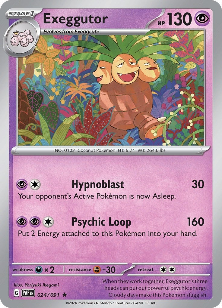 Image for Exeggutor (024/091) [SV: Paldean Fates] - Pokemon