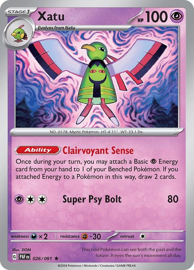Image for Xatu (026/091) [SV: Paldean Fates] - Pokemon