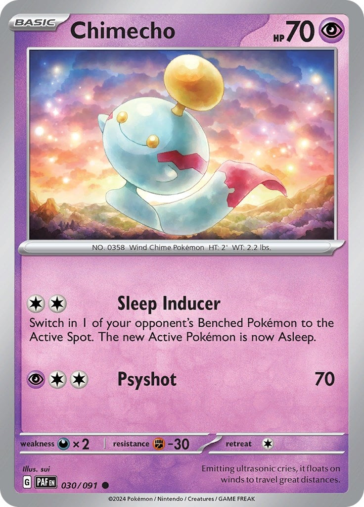 Image for Chimecho (030/091) [SV: Paldean Fates] - Pokemon