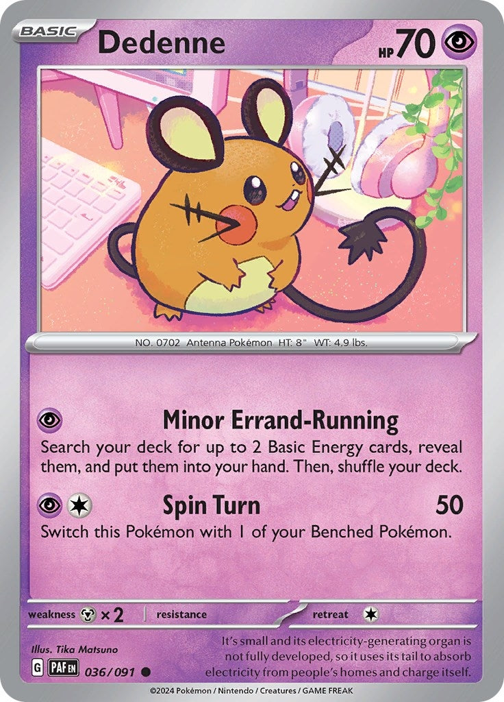 Image for Dedenne (036/091) [SV: Paldean Fates] - Pokemon